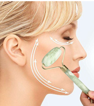 Natural Jade Facial Roller — Depuff, Lift & Glow in 5 Minutes a Day
