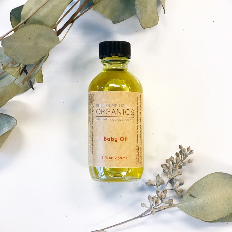 Organic Gentle Baby Oil — Hypoallergenic, No Parabens, Safe from Day One