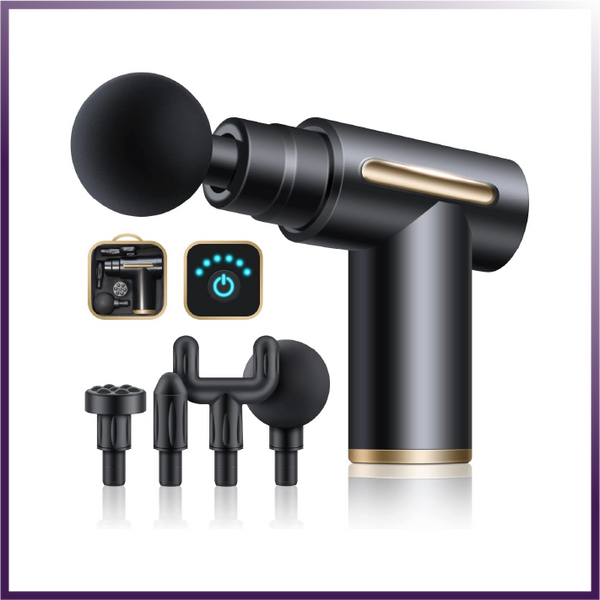 Muscle Massage Gun — Deep Tissue Relief, Multiple Speeds & Heads