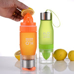 Lemon Fruit Juicer Bottle — Squeeze Fresh Juice Directly Into Your Drink