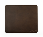 Premium Leather Mouse Pad — Non-Slip, Waterproof, Stitched Edges
