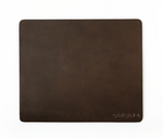 Premium Leather Mouse Pad — Non-Slip, Waterproof, Stitched Edges