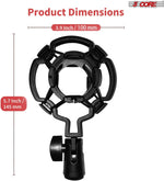 5Core Podcast Microphone Bundle — Condenser Mic, Arm, Shock Mount & Pop Filter
