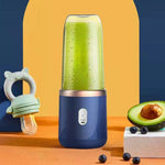 Portable USB Juice Blender — Twin Gear, 6 Blades, 15 Blends Per Charge