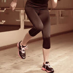 Lauma Active Capri Leggings — Squat-Proof, High-Waist, 4-Way Stretch