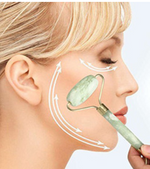 Natural Jade Facial Roller — Depuff, Lift & Glow in 5 Minutes a Day