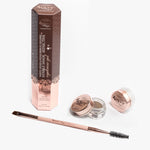 Double Shade Eyebrow Gel & Brush — Long-Wear, Water-Resistant, Natural Finish