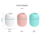 Mini USB Humidifier & Aroma Diffuser — Silent, LED Light, Auto Shut-Off