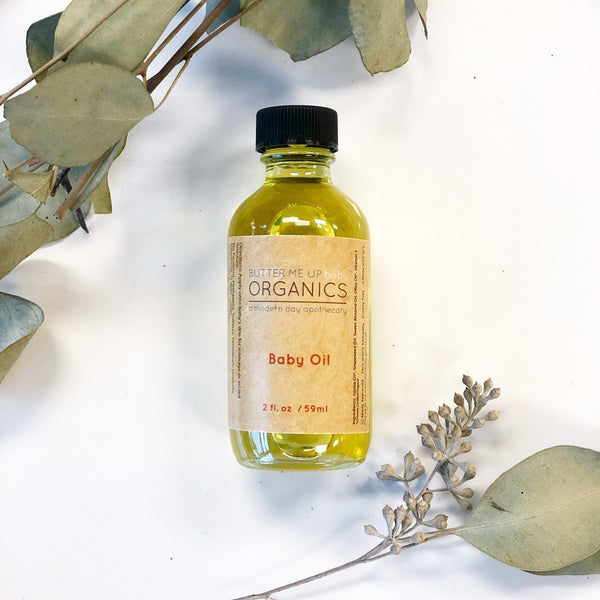 Organic Gentle Baby Oil — Hypoallergenic, No Parabens, Safe from Day One