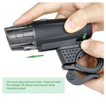 USB Rechargeable Bike Light Set — Front & Rear LED, 4 Modes, Weatherproof