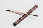 Majestic 2-in-1 Angled Eyebrow Brush & Spoolie — Precision Fill & Blend