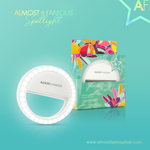 Spotlight Selfie Ring Light — Clip-On, 3 Color Modes, 10 Brightness Levels
