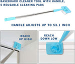 Baseboard Buddy Cleaning Brush — Retractable, Reaches Every Corner Hands-Free