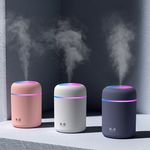 Portable USB Humidifier & Aroma Diffuser — Whisper-Quiet with LED Night Light
