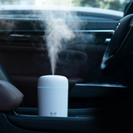 Portable USB Humidifier & Aroma Diffuser — Whisper-Quiet with LED Night Light