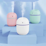 Mini USB Humidifier & Aroma Diffuser — Silent, LED Light, Auto Shut-Off