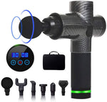 Premium Massage Gun — 30 Speeds, 6 Heads, LCD Display, 6H Battery Life