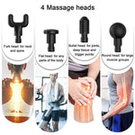 Premium Massage Gun — 30 Speeds, 6 Heads, LCD Display, 6H Battery Life