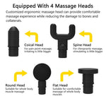 Premium Massage Gun — 30 Speeds, 6 Heads, LCD Display, 6H Battery Life